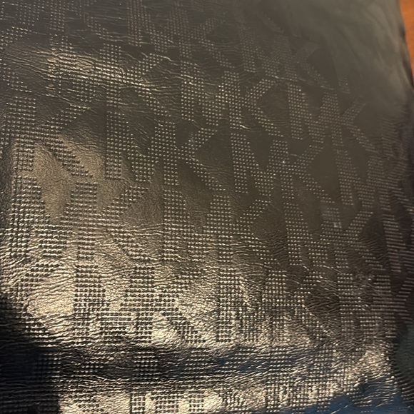 Michael Kors  shoulder bag  signature monogram leather black/Chain detail tan st - Picture 10 of 17